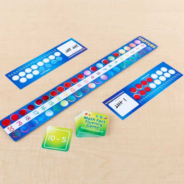 Really Good Stuff Math Fact Fluency Games Addition and Subtraction Through 20-4 Sets of Games - Image 3