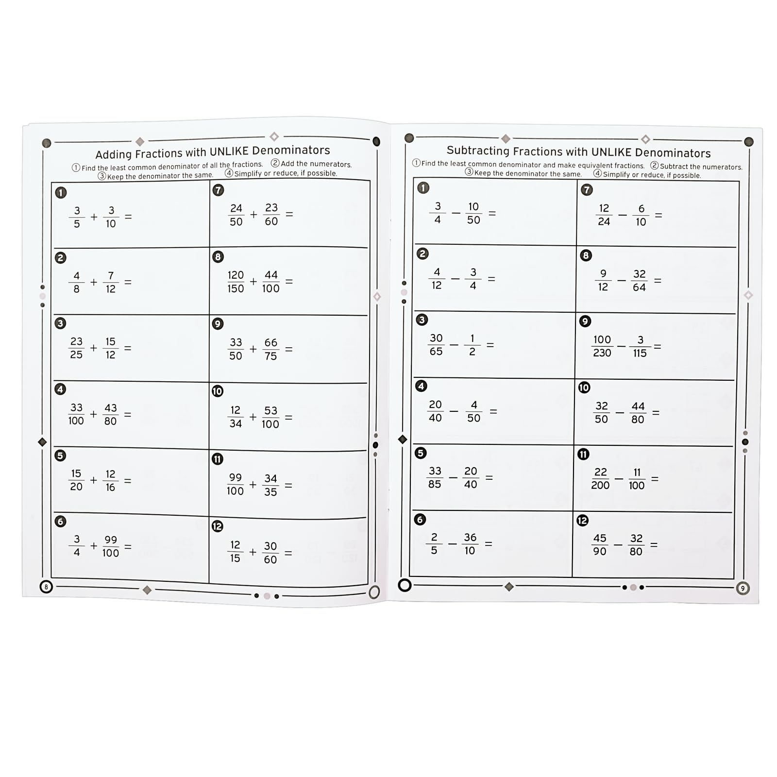 Really Good Stuff Math Fusion Journals - Set of 12 - Image 4