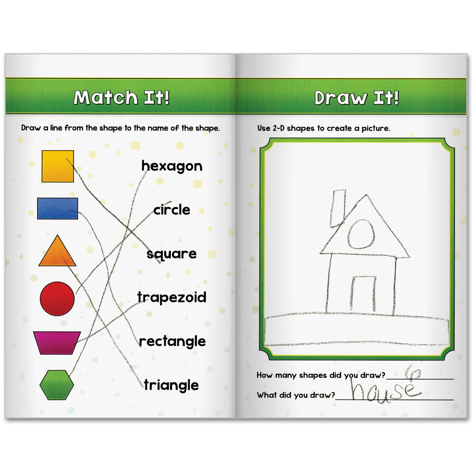 Really Good Stuff Math Learning Journals - I Can Recognize and Name Shapes and Their Attributes! - 24 journals - Image 2