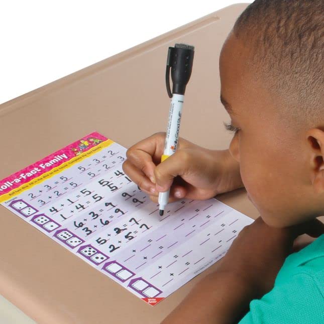 Really Good Stuff Math Mats Dice Games - 12 Mats - Image 3