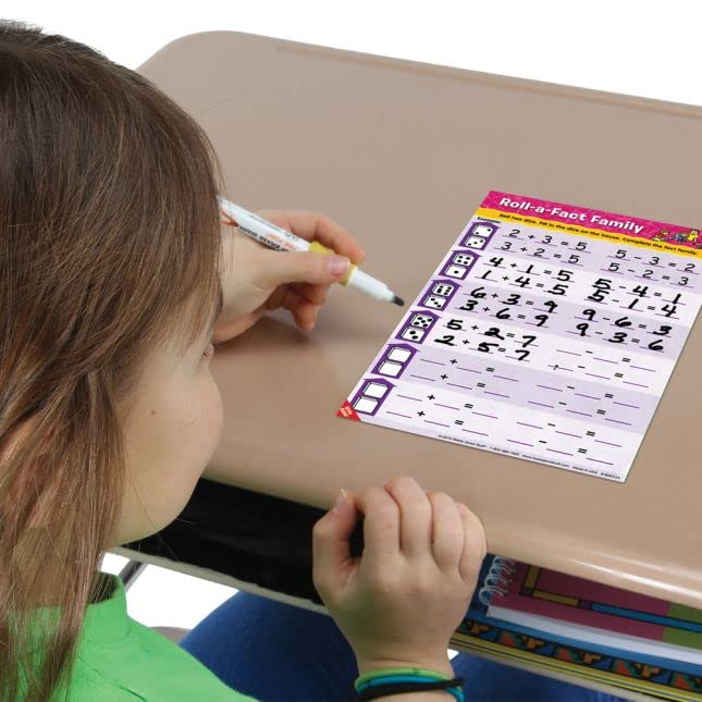 Really Good Stuff Math Mats Dice Games - 12 Mats - Image 5