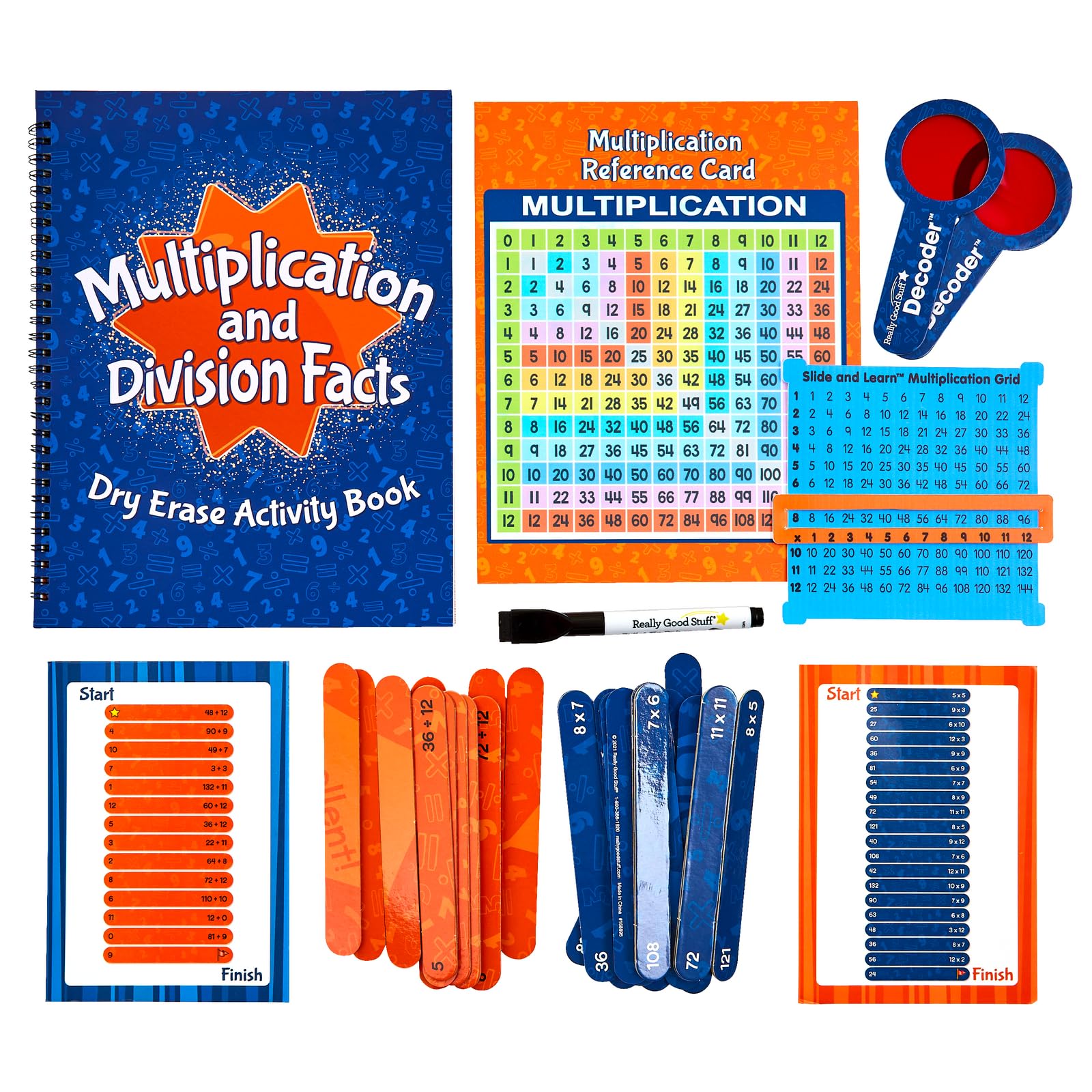 Really Good Stuff Math Skills: Grade 3-5 - Multiplication & Division - Image 5
