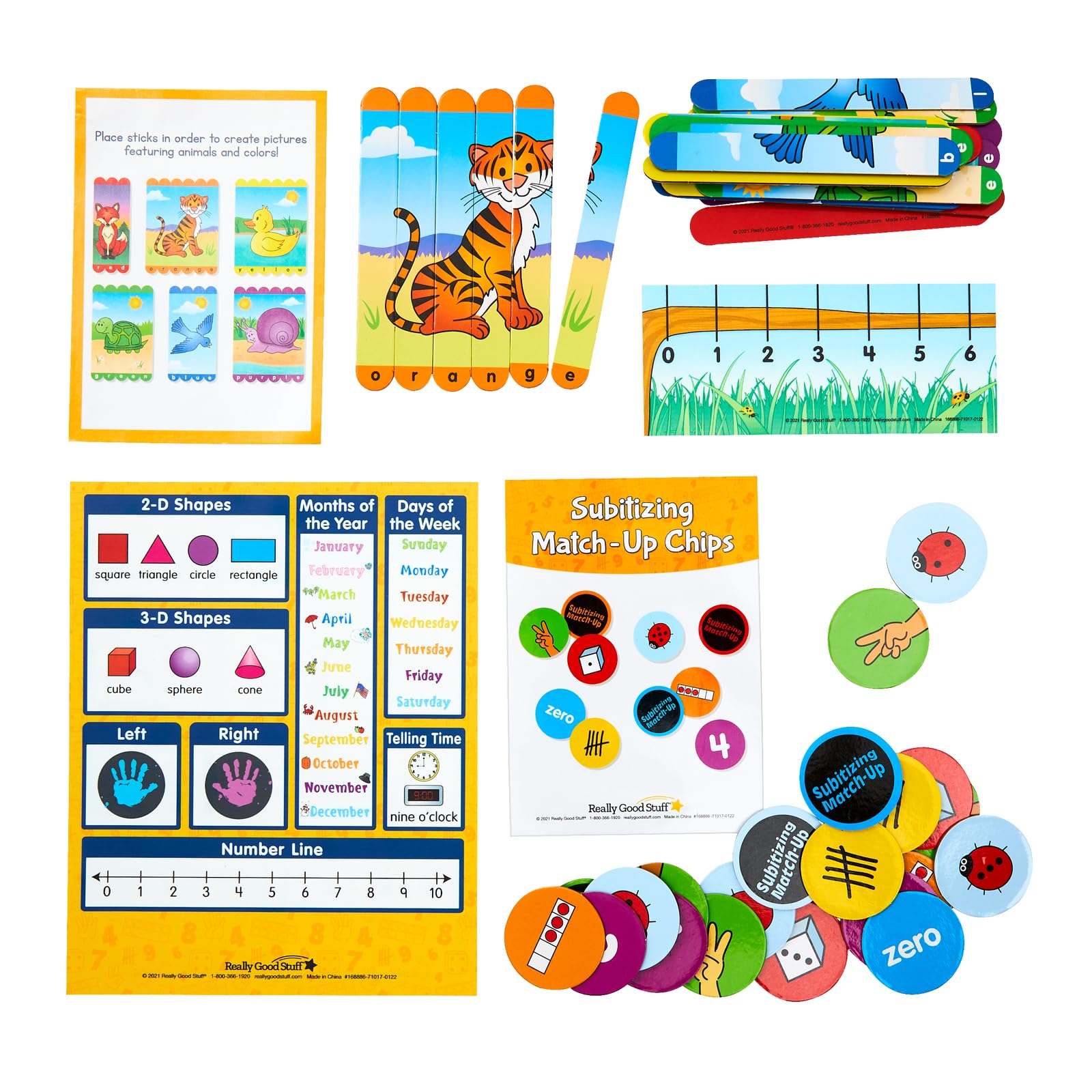 Really Good Stuff Math Skills: Grade Pre-K - Beginning Math - Image 3