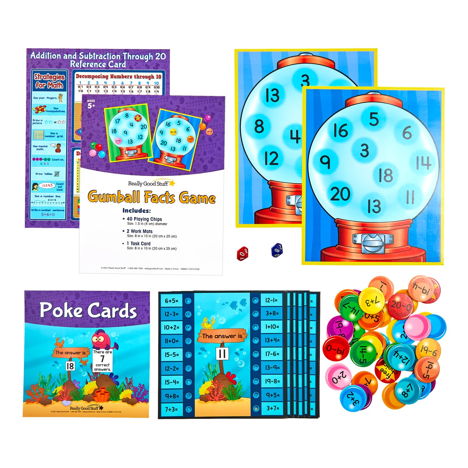 Really Good Stuff Math Skills: Grades K-2 - Addition & Subtraction - Image 3