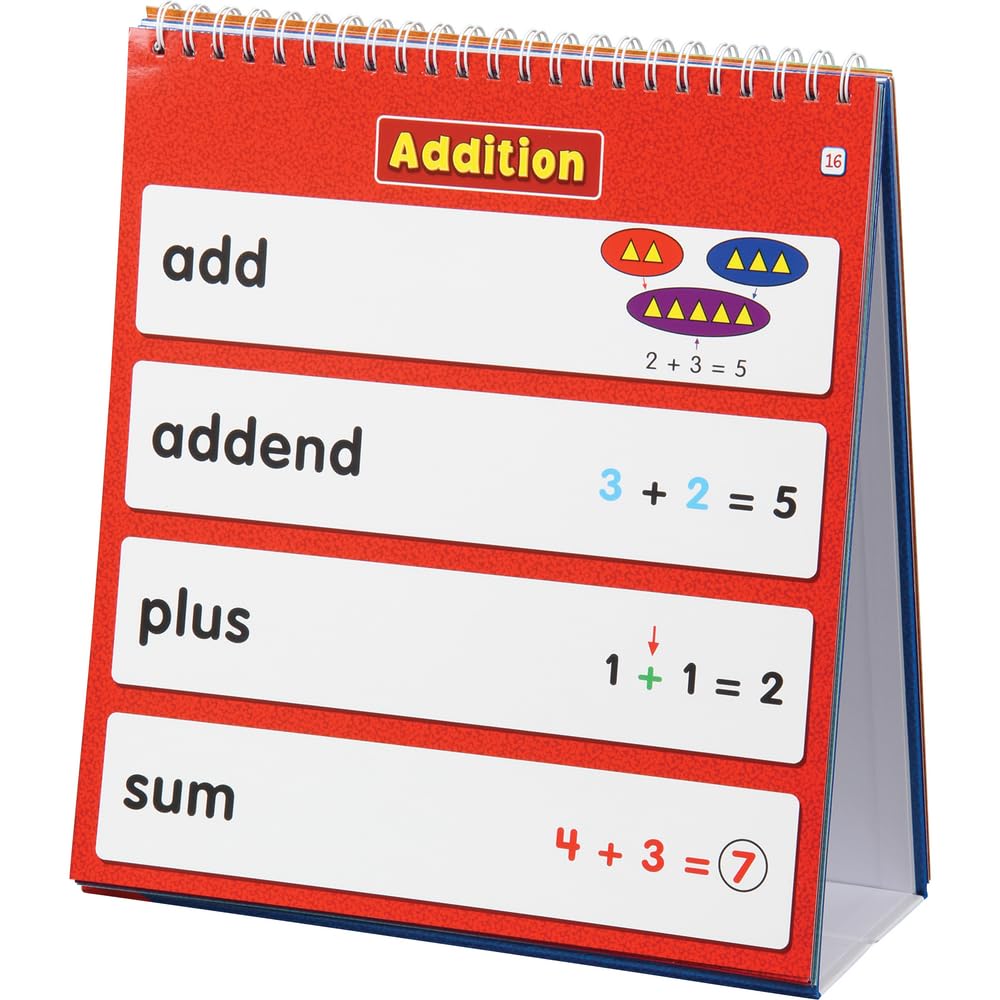 Really Good Stuff Math Vocabulary Flip Chart - Primary - Image 5