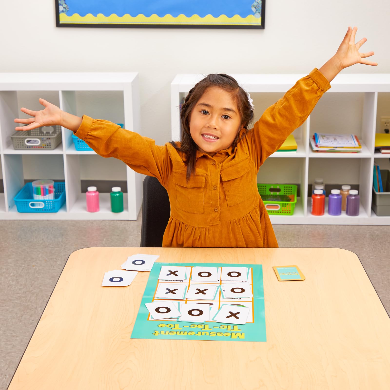 Really Good Stuff Measurement Tic-Tac-Toe Numeracy Center - 1 Kit - Ages 7-8, Grades 2-3 - Image 4