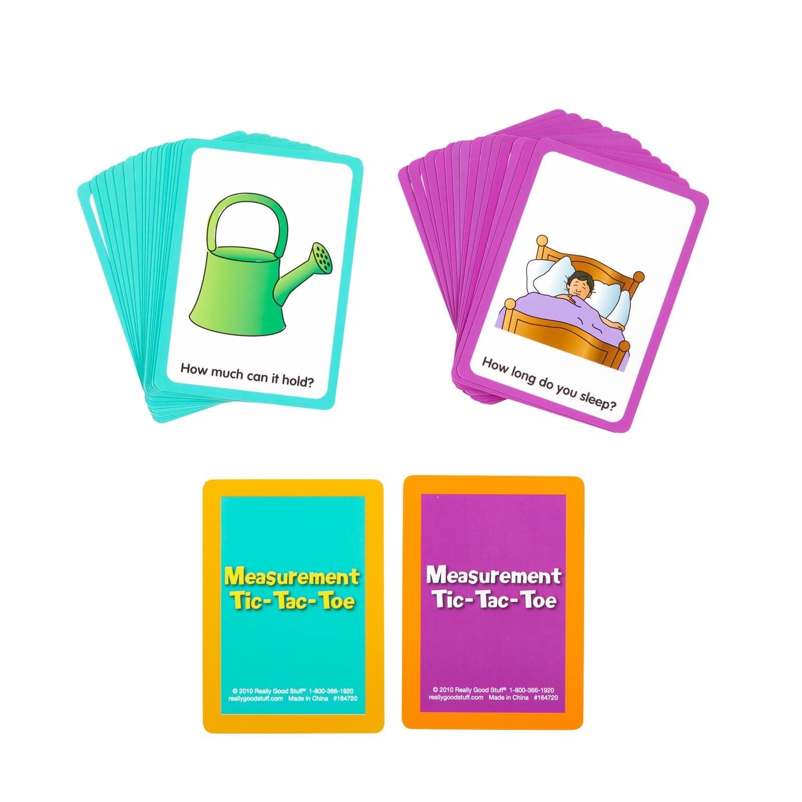 Really Good Stuff Measurement Tic-Tac-Toe Numeracy Center - 1 Kit - Ages 7-8, Grades 2-3 - Image 5