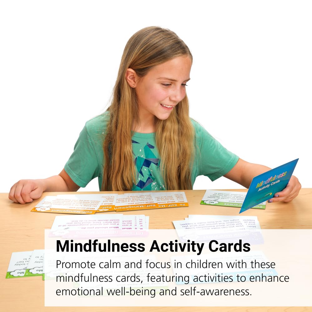 Really Good Stuff Mindfulness Activity Cards for Students - Set of 40 - Mindful Activities & Excercises to Grow Emotional Strength, Promote Growth Mindset, Focus, & Well Being - Image 3