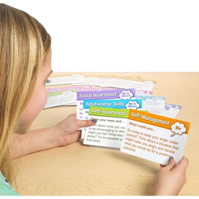 Really Good Stuff Mindfulness Activity Cards for Students - Set of 40 - Mindful Activities & Excercises to Grow Emotional Strength, Promote Growth Mindset, Focus, & Well Being - Image 5