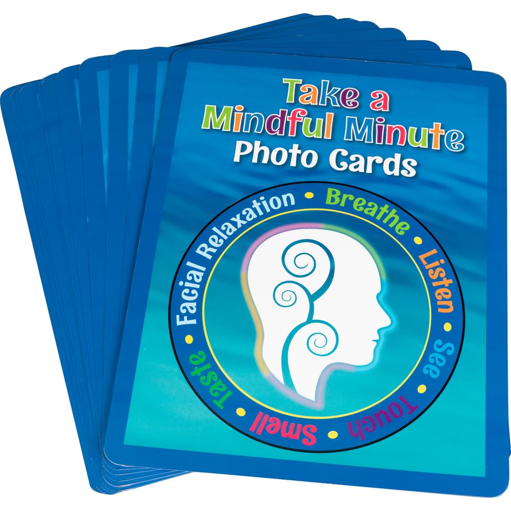 Really Good Stuff Mindfulness Activity Photo Cards for Kids-Calming Activities to Help Stay Calm, Focus, Meditate-Exercises to Build Emotional Resilience, Self Awareness, Positivity, Self Management - Image 4
