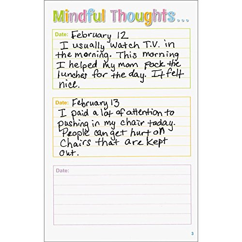Really Good Stuff Mindfulness Journals -24 Pack- Daily Journal that Promotes Positive Thinking and Wellbeing for Kids - Image 3