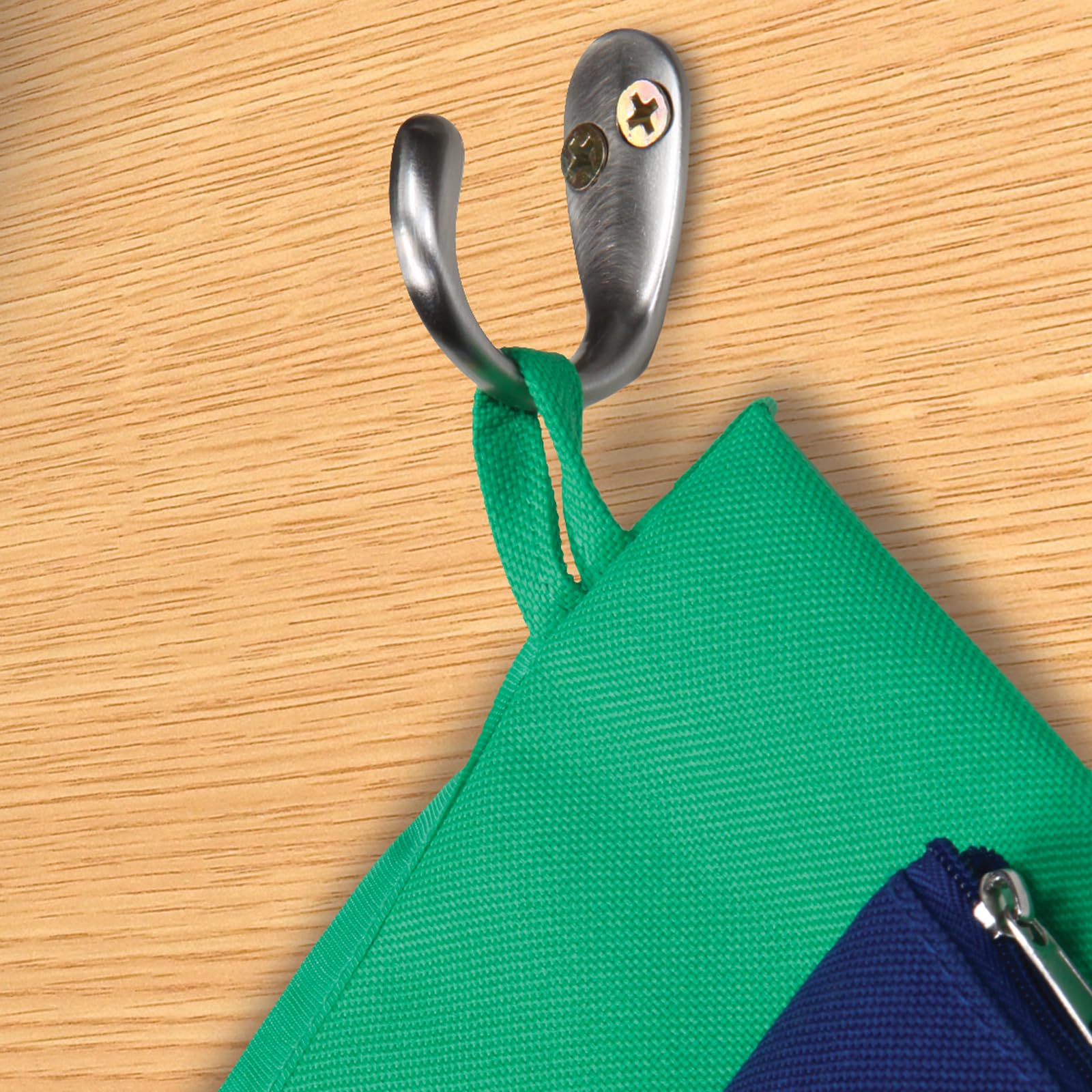 Really Good Stuff Multi-Pocket Chair Pockets with Pencil Case and Water Bottle Holder – 6 Pack – Green/Blue | Classroom Essentials & Must Haves, Seat Sacks for Students, Desk Organizer, Storage Bag - Image 6