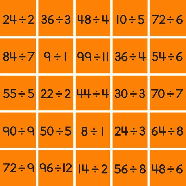 Really Good Stuff Multiplication and Division Basic Facts Stacking Tiles - 100 Tiles - Image 5