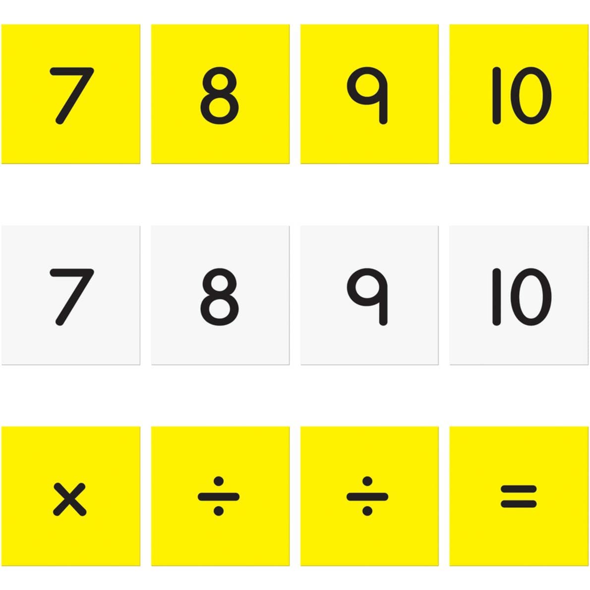 Really Good Stuff Multiplication and Division Fact Families Pocket Chart™ Cards Refill - 357 Cards - Image 4