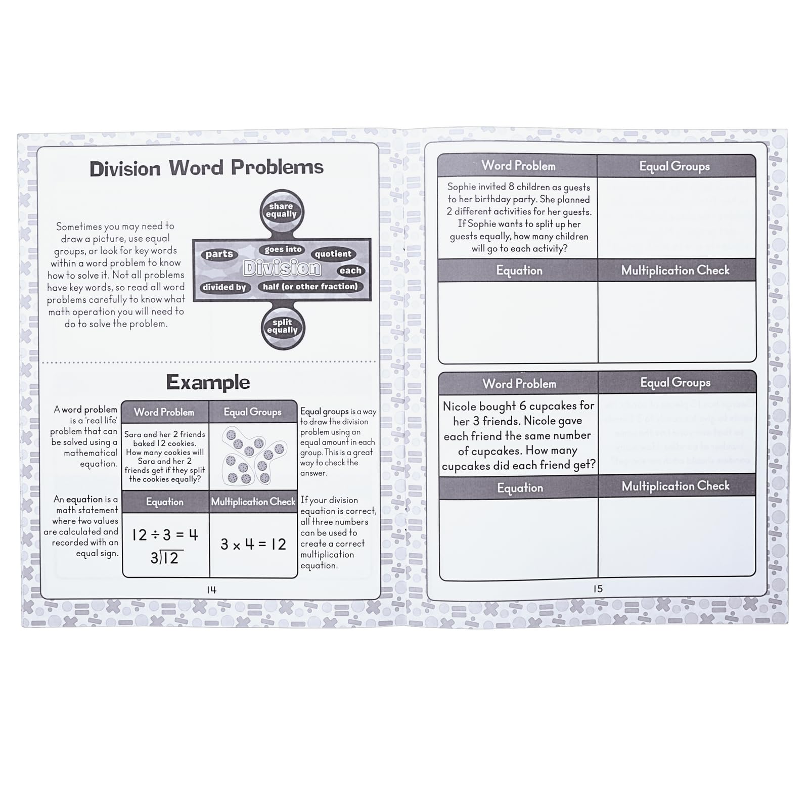 Really Good Stuff Multiplication & Division Journals - Set of 12 - Image 4