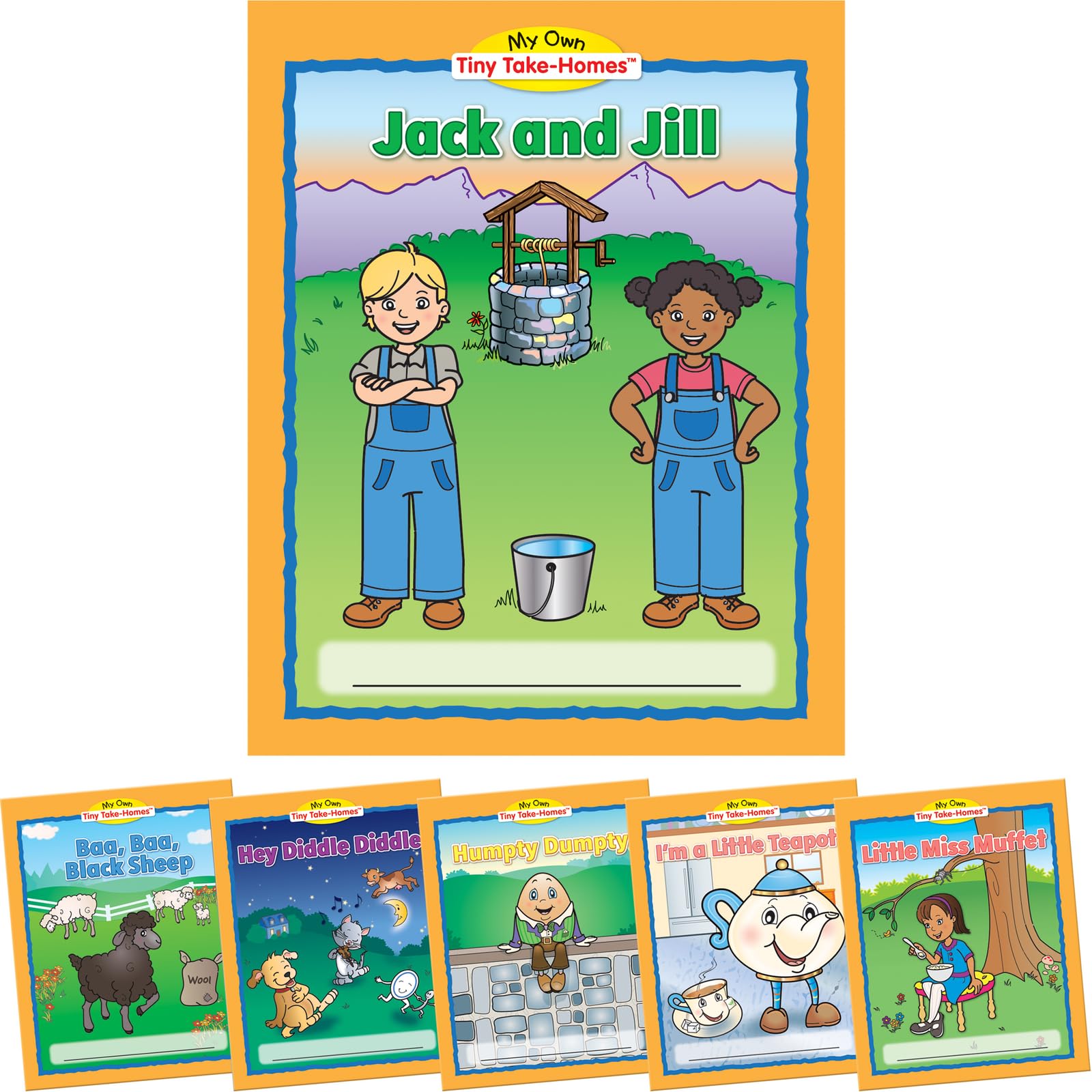 Really Good Stuff My Own Tiny Take-Homes: Nursery Rhymes - 36 Books