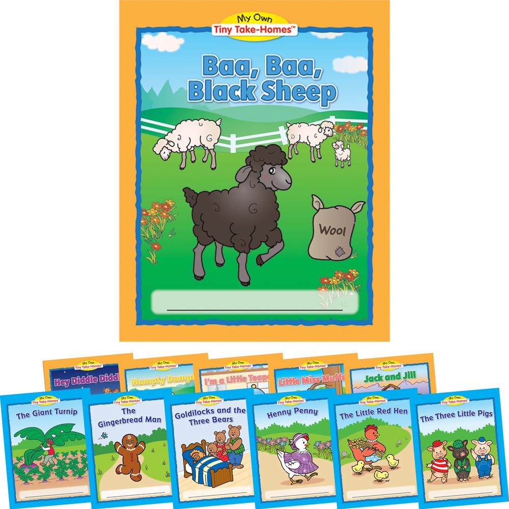Really Good Stuff My Own Tiny Take-Homes: Nursery Rhymes and Folktales Set