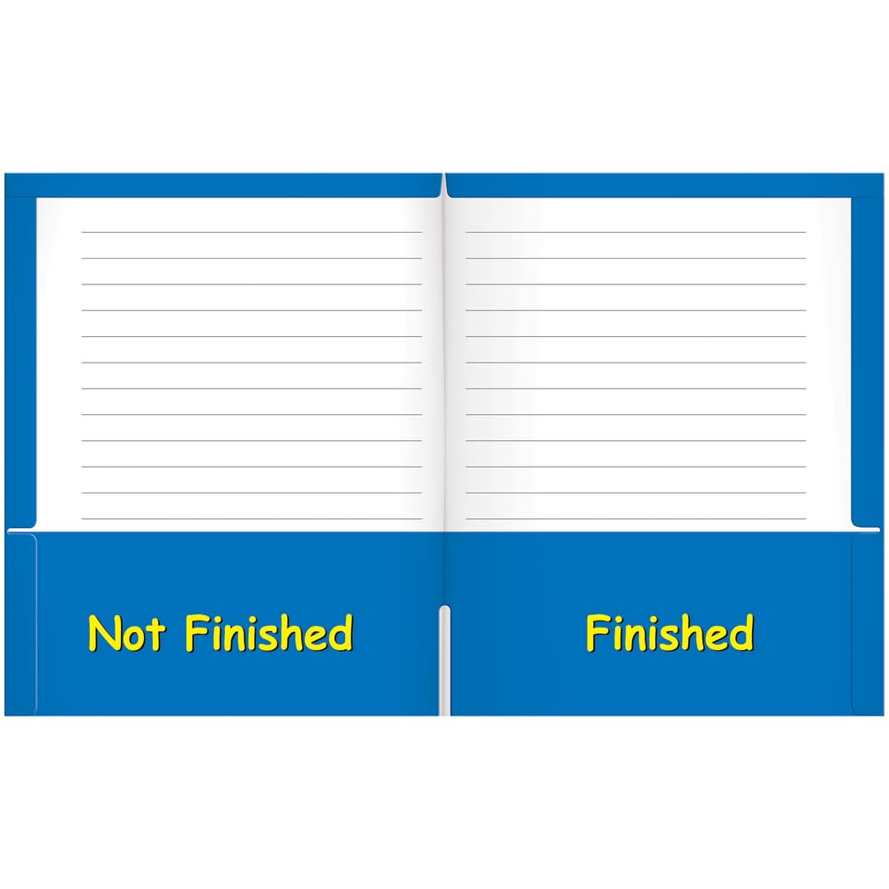 Really Good Stuff My Writing Folder - Zaner-Bloser - 12 Folders - 9" by 12" - Laminated - Image 3