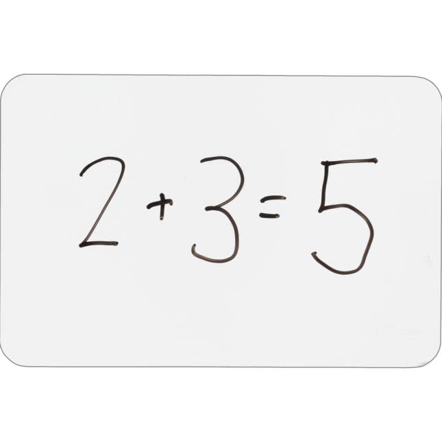 Really Good Stuff Non-Magnetic Dry Erase Boards - Set of 12-6" x 9" - Ideal for Home and School Learning - Reusable and Engaging Tool - Image 6