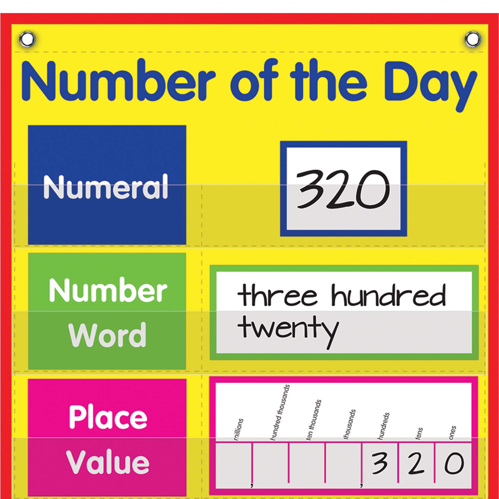 Really Good Stuff Number of The Day Space-Saver Pocket Chart™ - Image 8