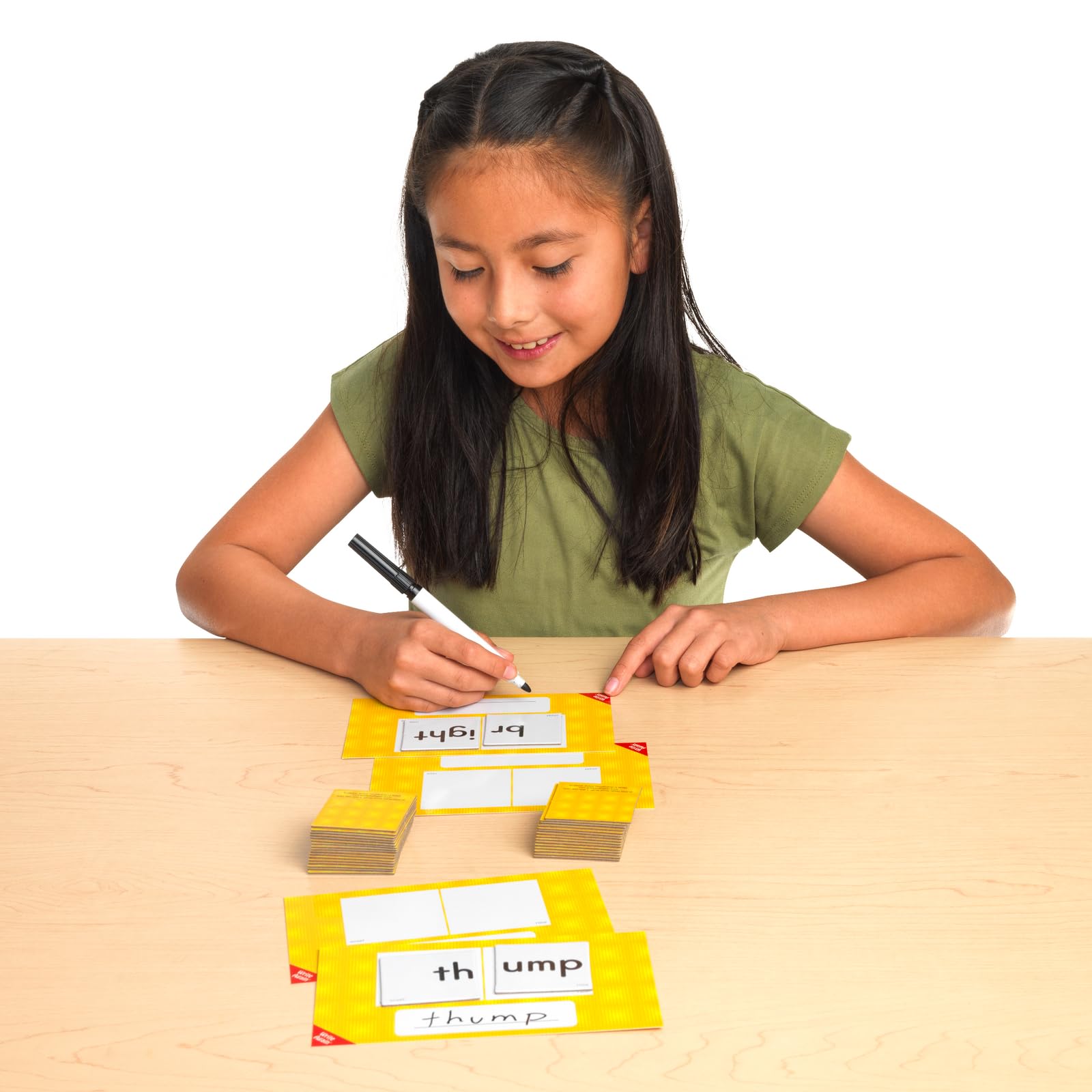 Really Good Stuff Onset and Rime Blending Tiles Literacy Center - Image 4