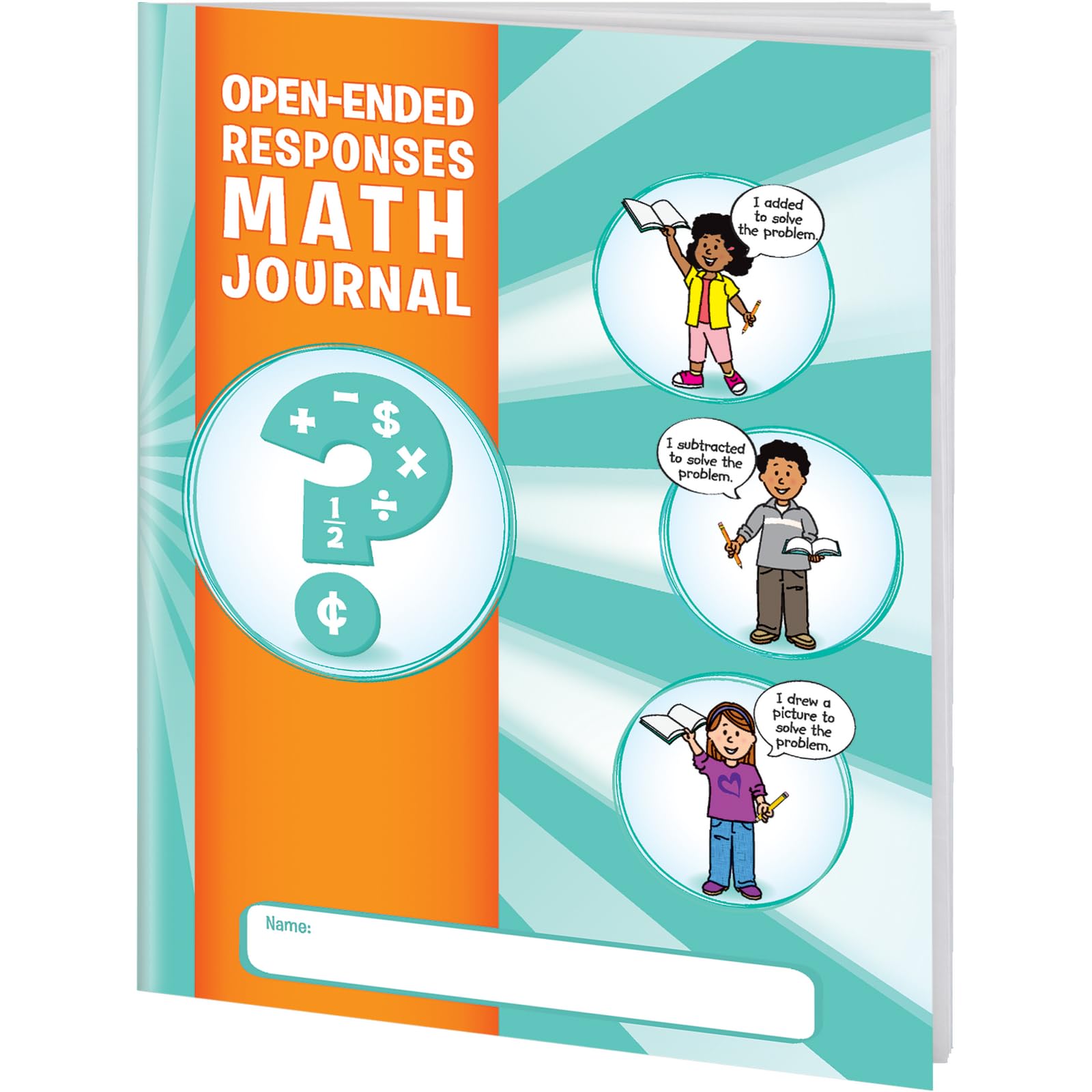 Really Good Stuff Open-Ended Responses Math Journals - 12 journals