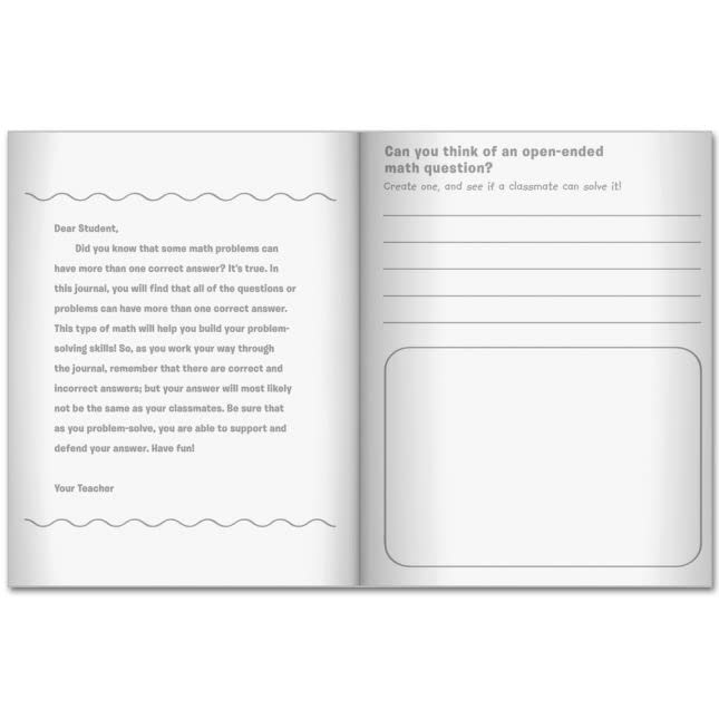 Really Good Stuff Open-Ended Responses Math Journals - 12 journals - Image 3