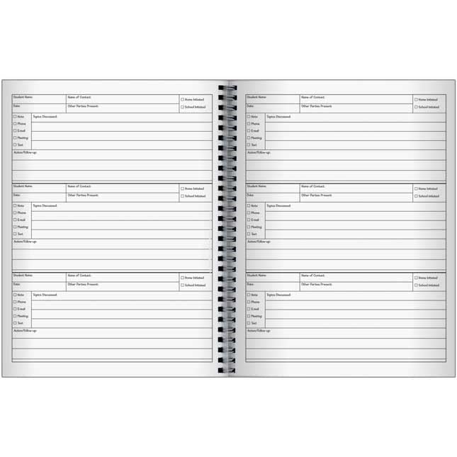 Really Good Stuff Parent Contact Record Book - Couture Style - 1 Record Book, 49 tabs - Image 3