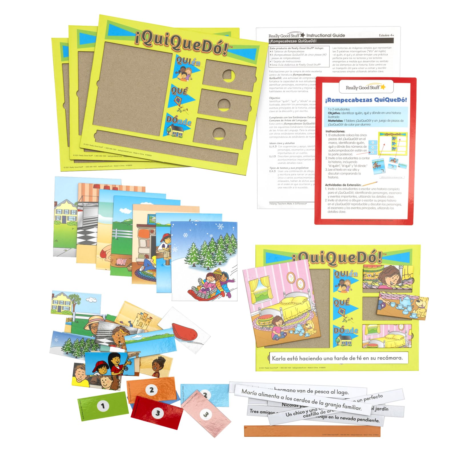 Really Good Stuff Participación Familiar: Prekinder - Lectura - Paquete para Leer, Escribir y Jugar (Spanish Family Engagement Reading: Grade PreK) - Image 4