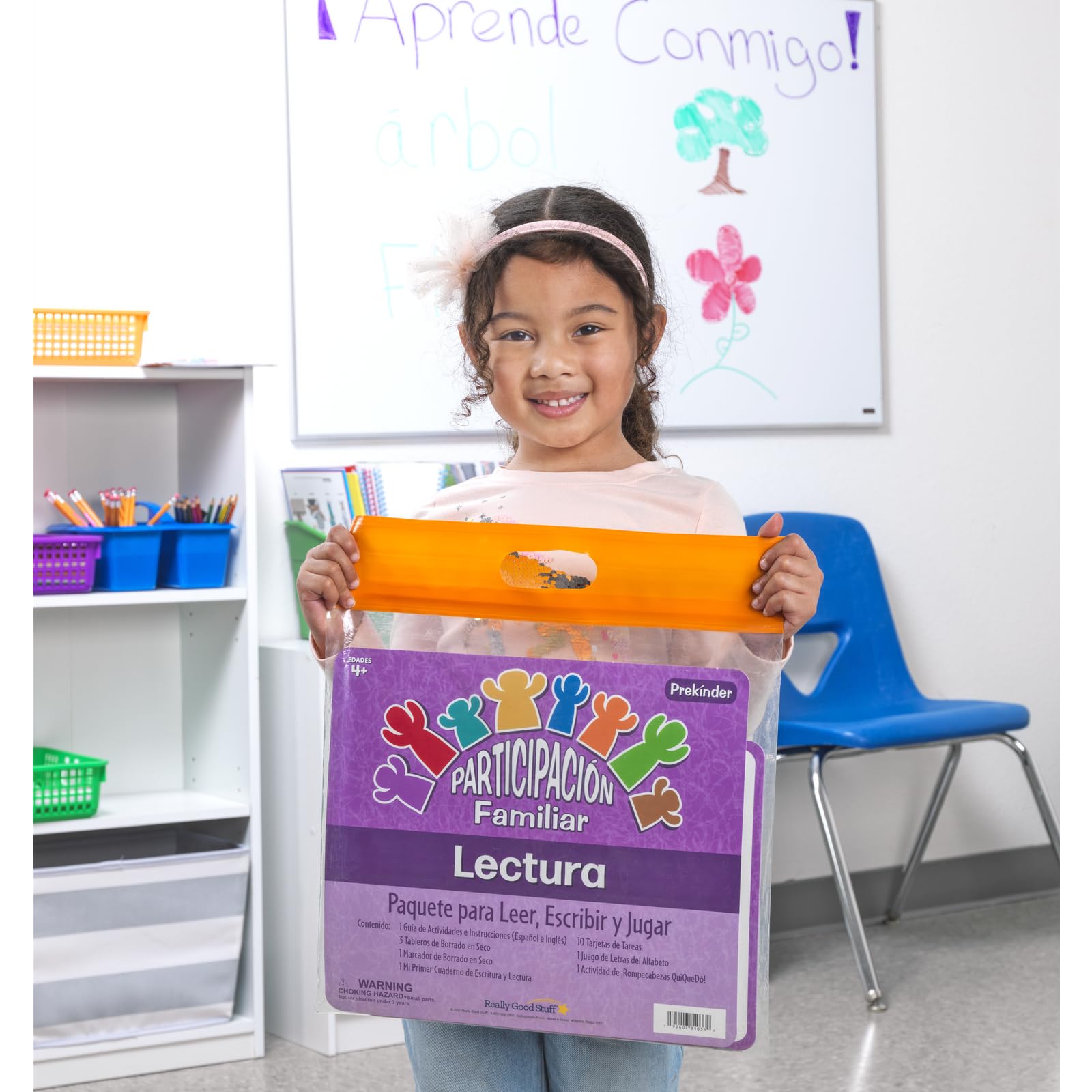 Really Good Stuff Participación Familiar: Prekinder - Lectura - Paquete para Leer, Escribir y Jugar (Spanish Family Engagement Reading: Grade PreK) - Image 6