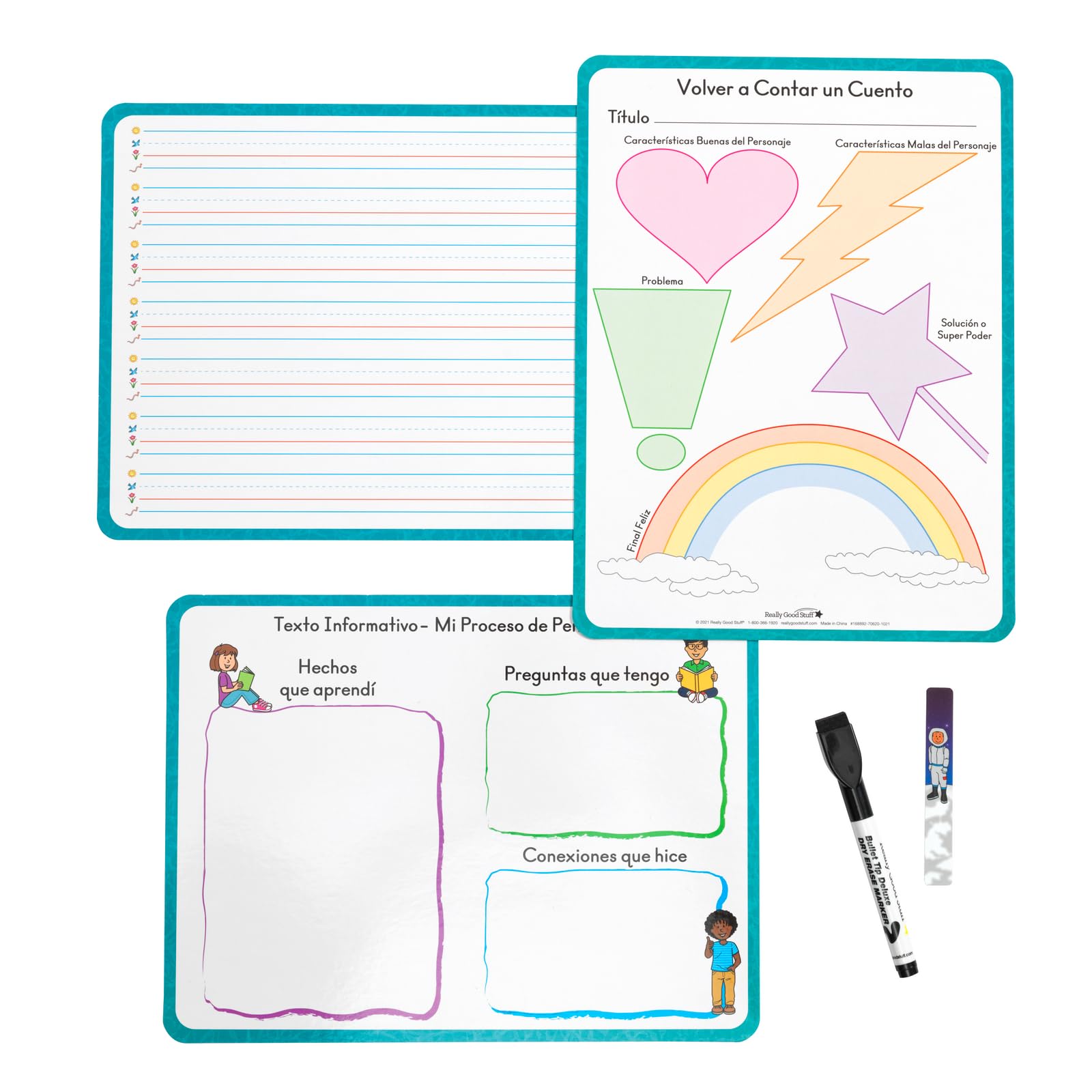 Really Good Stuff Participación Familiar: Primer Grado - Lectura - Paquete para Leer, Escribir y Jugar (Spanish Family Engagement: Grade 1 - Reading) - Image 5