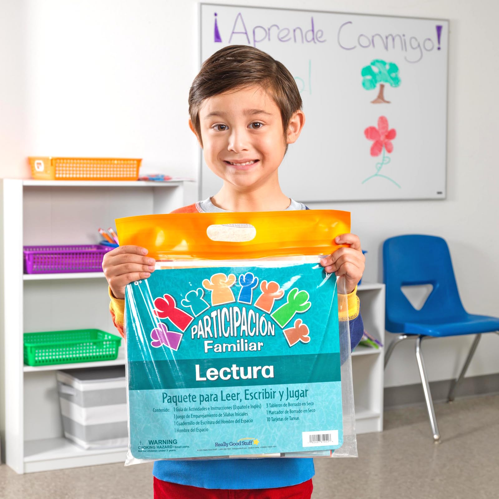 Really Good Stuff Participación Familiar: Primer Grado - Lectura - Paquete para Leer, Escribir y Jugar (Spanish Family Engagement: Grade 1 - Reading) - Image 6
