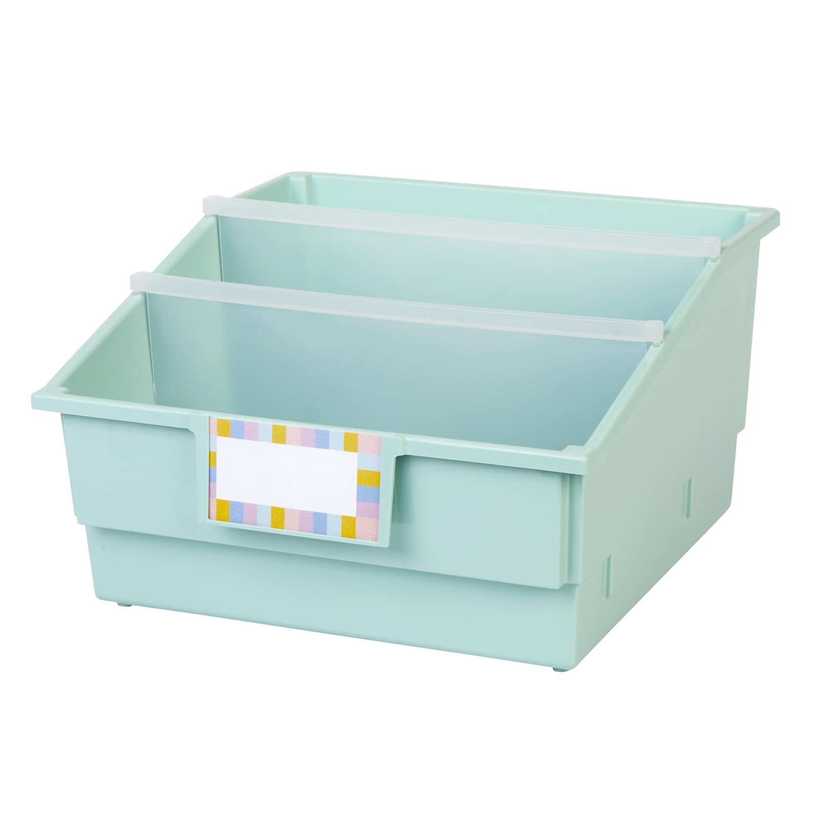 Really Good Stuff Picture Book Classroom Library Bins with Dividers - 6 Pack - Boho - Image 6
