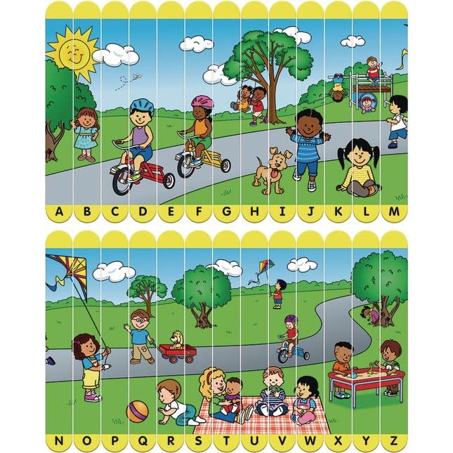Really Good Stuff Picture Sticks - Alphabet - 2 Puzzles, 1 Bag - Image 4