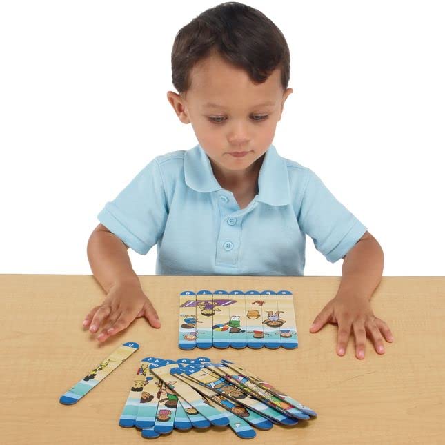 Really Good Stuff Picture Sticks - Alphabet - 2 Puzzles, 1 Bag - Image 5