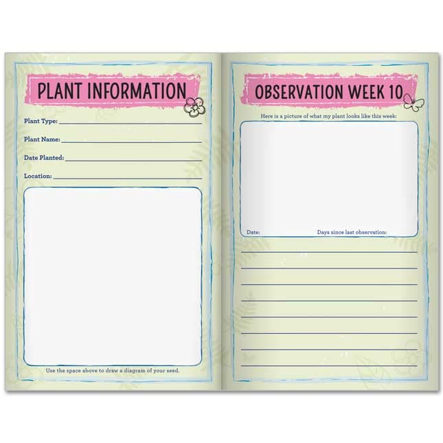 Really Good Stuff Plant Observation Journals - 24 journals - Image 3