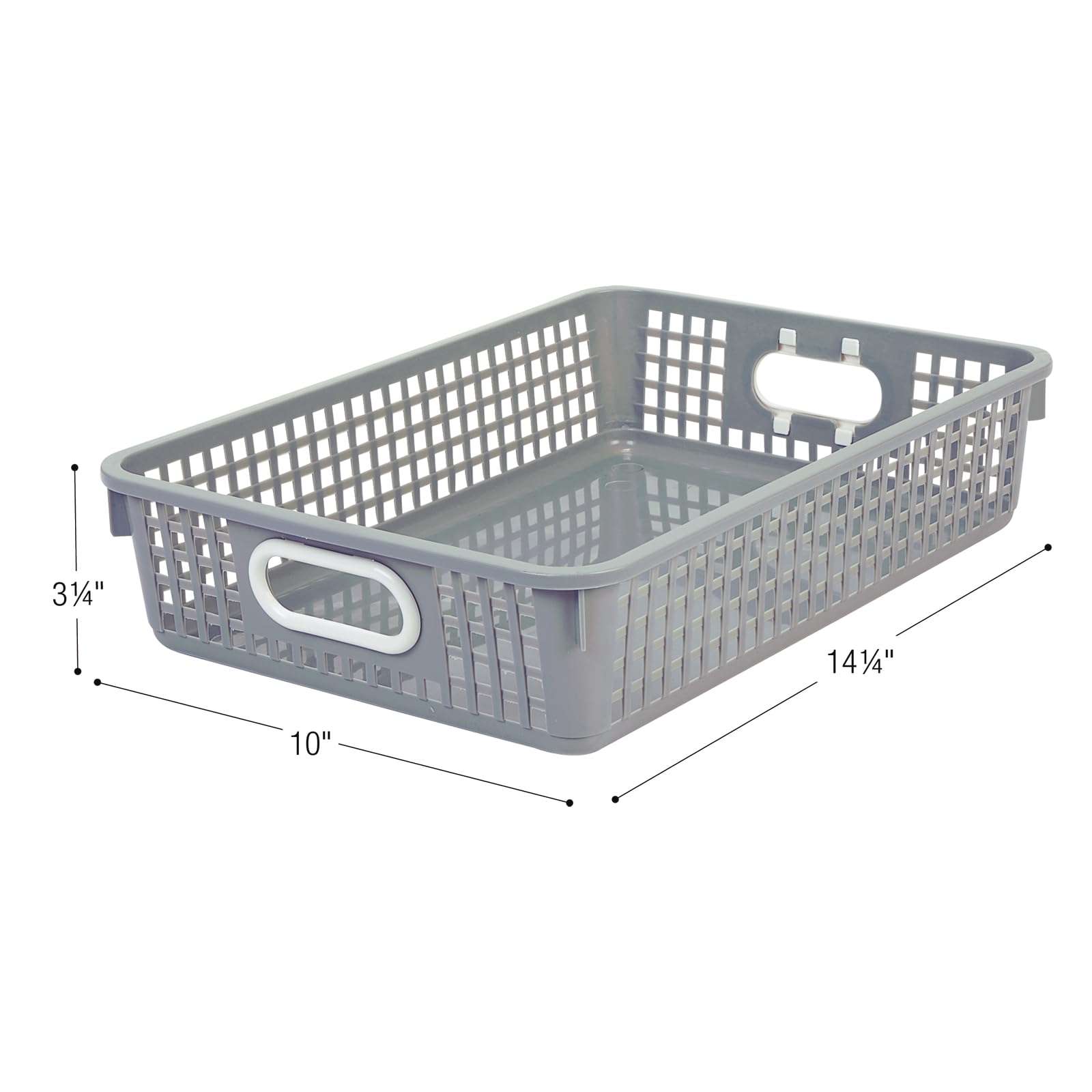 Really Good Stuff Plastic Desktop Paper Storage Baskets for Classroom or Home Use – Mesh Bins, 14.25” x 10” – (Set of 4), School Organization Supplies - Image 2
