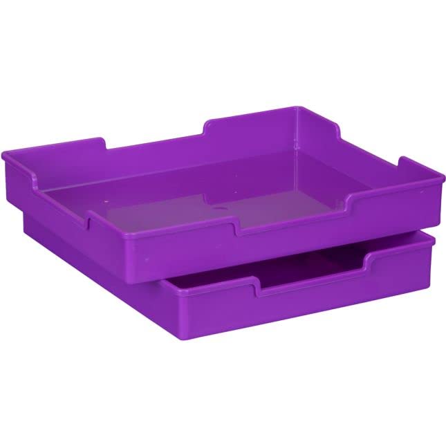 Really Good Stuff Plastic Trays - Set of 12-6-Color Grouping - Image 3