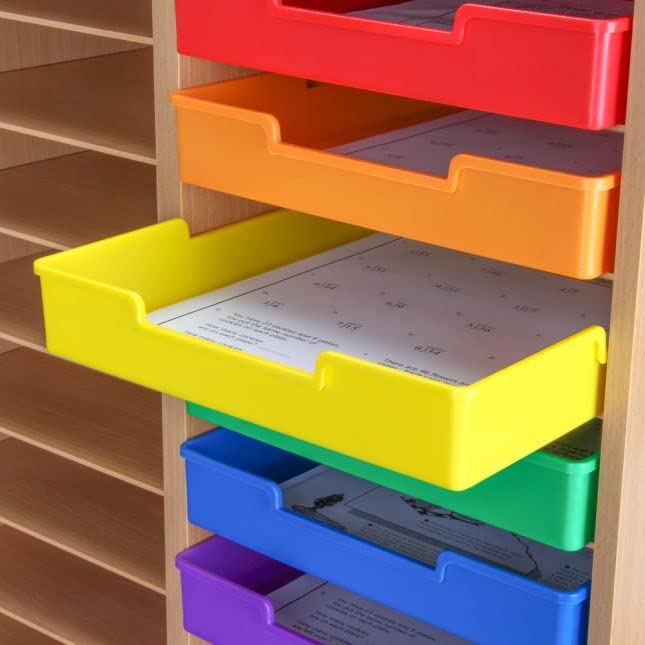 Really Good Stuff Plastic Trays - Set of 6 - Grouping Colors - Image 4
