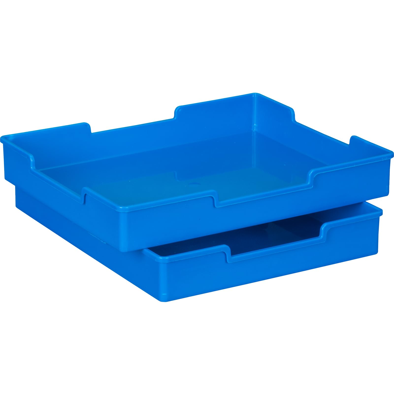 Really Good Stuff Plastic Trays - Single-Color Set of 12 - Image 2