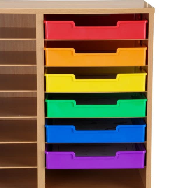 Really Good Stuff Plastic Trays - Single-Color Set of 12 - Image 4