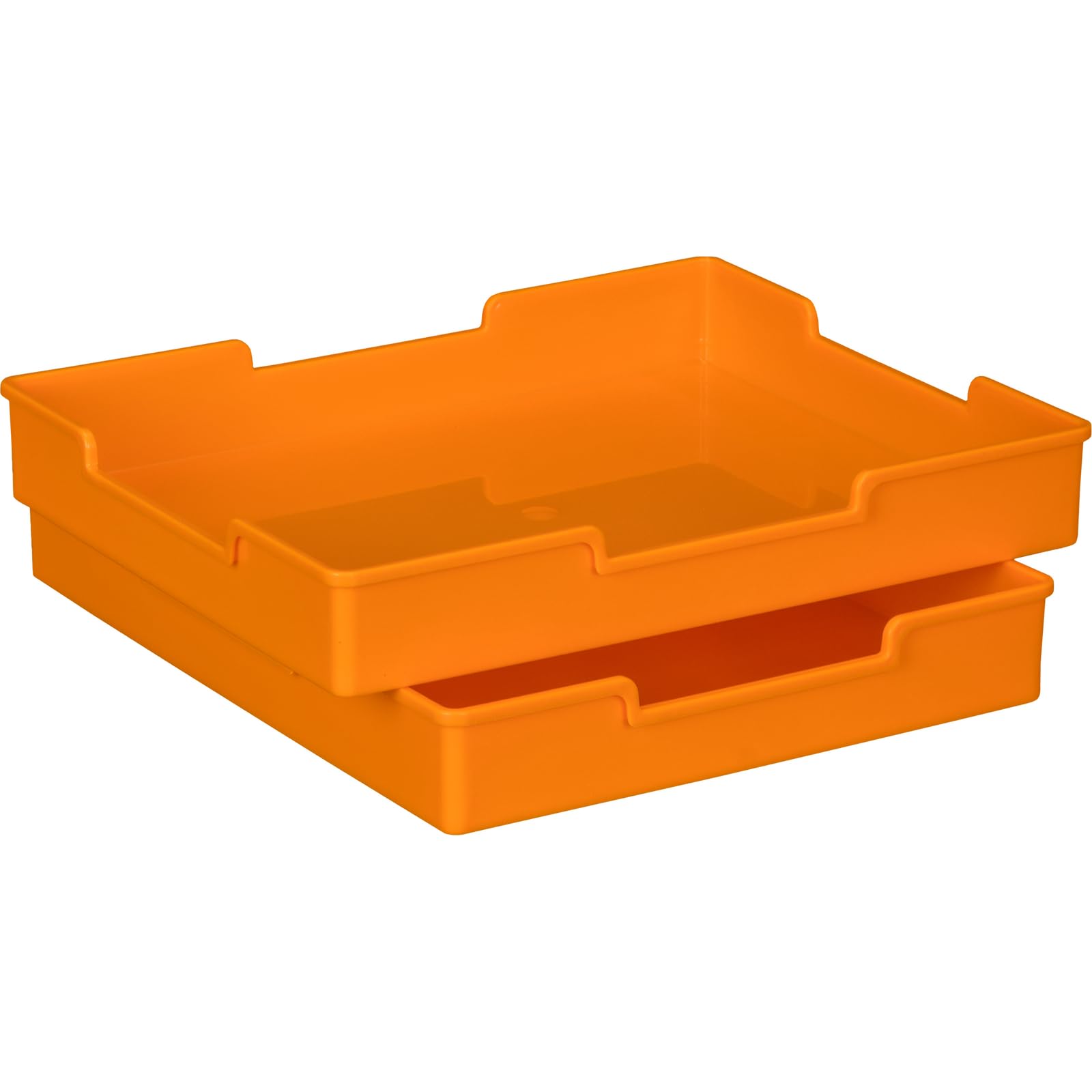 Really Good Stuff Plastic Trays - Single-Color Set of 12 - Image 2