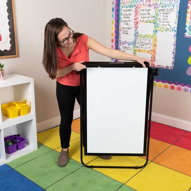 Really Good Stuff Portable Magnetic Dry Erase Easel 35" by 23" - Image 4