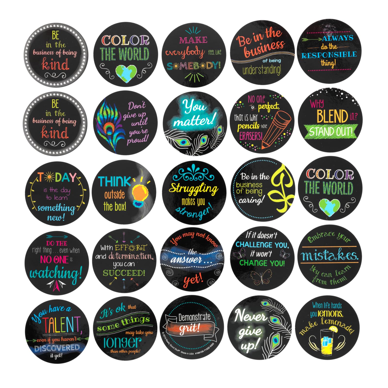 Really Good Stuff Positive Affirmation Chips - 100 Pack with 50 Motivational, Encouragement, Inspirational and Kindness Sayings - Image 5
