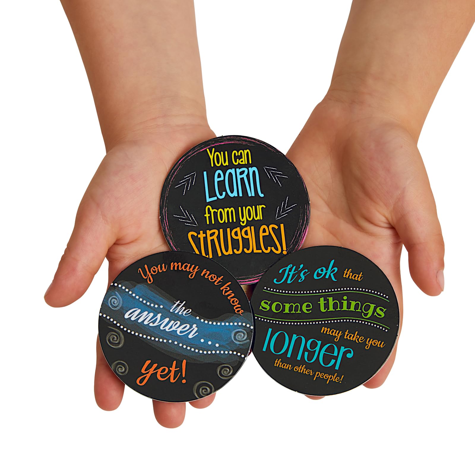 Really Good Stuff Positive Affirmation Chips - 100 Pack with 50 Motivational, Encouragement, Inspirational and Kindness Sayings - Image 6