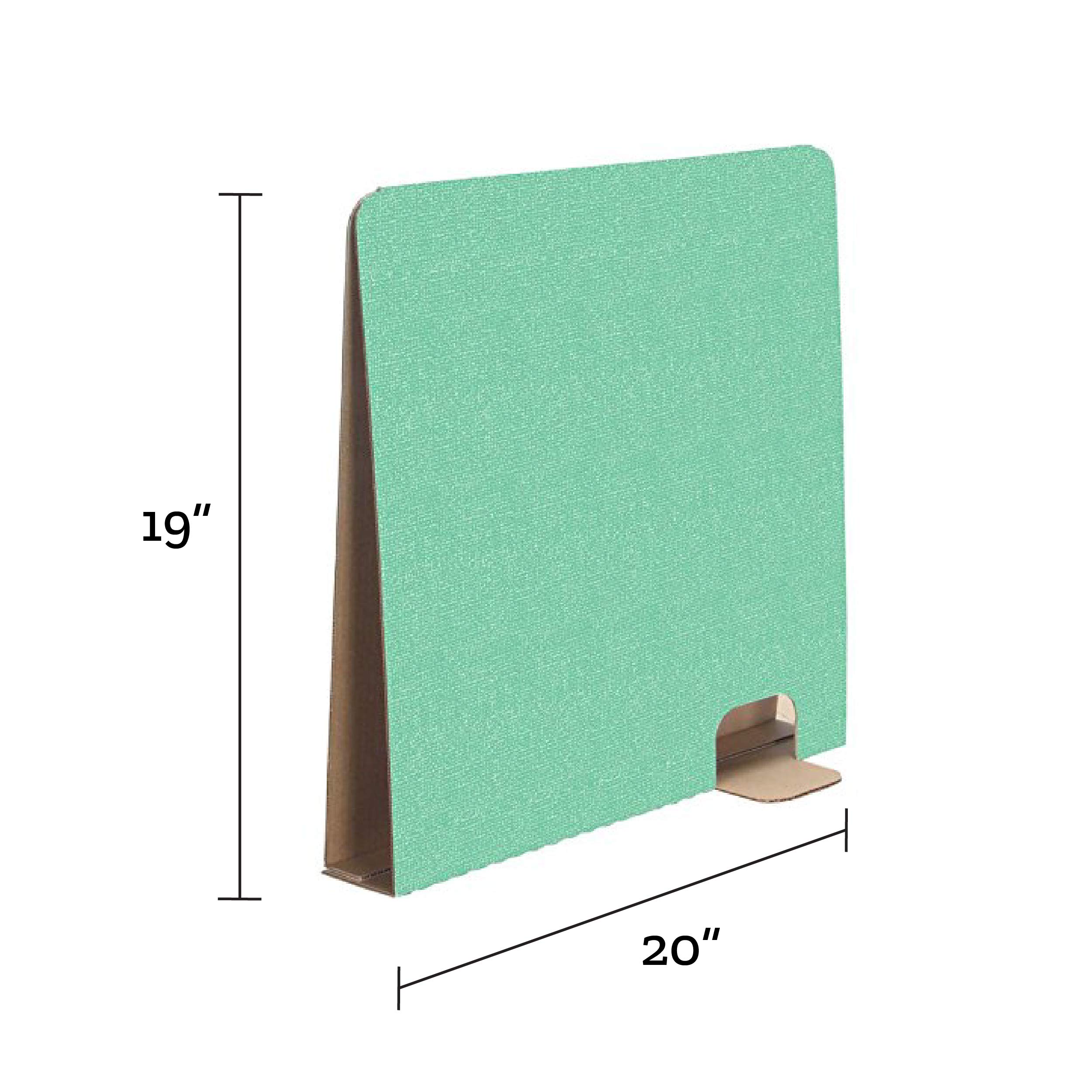 Really Good Stuff Privacy Shield Dividers - Set of 12, Green - Create a Distraction-Free Learning Environment - Testing & Desk Divider Boards for Student Desks, Classroom Essentials & Must Haves - Image 4
