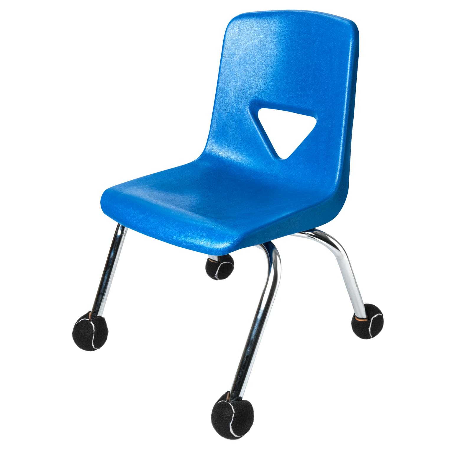 Really Good Stuff Quiet Chair Stay-Put Foot Covers - Set of 144 Black Chair Leg Floor Protectors - Image 4