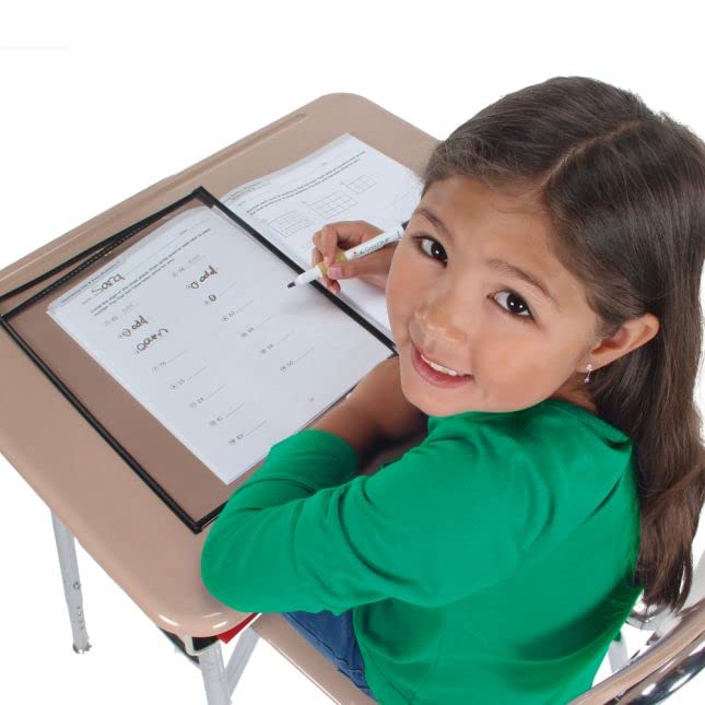 Really Good Stuff Re-Markable Dry Erase Sleeves - Two-Side Opening - 4 Sleeves - Image 5