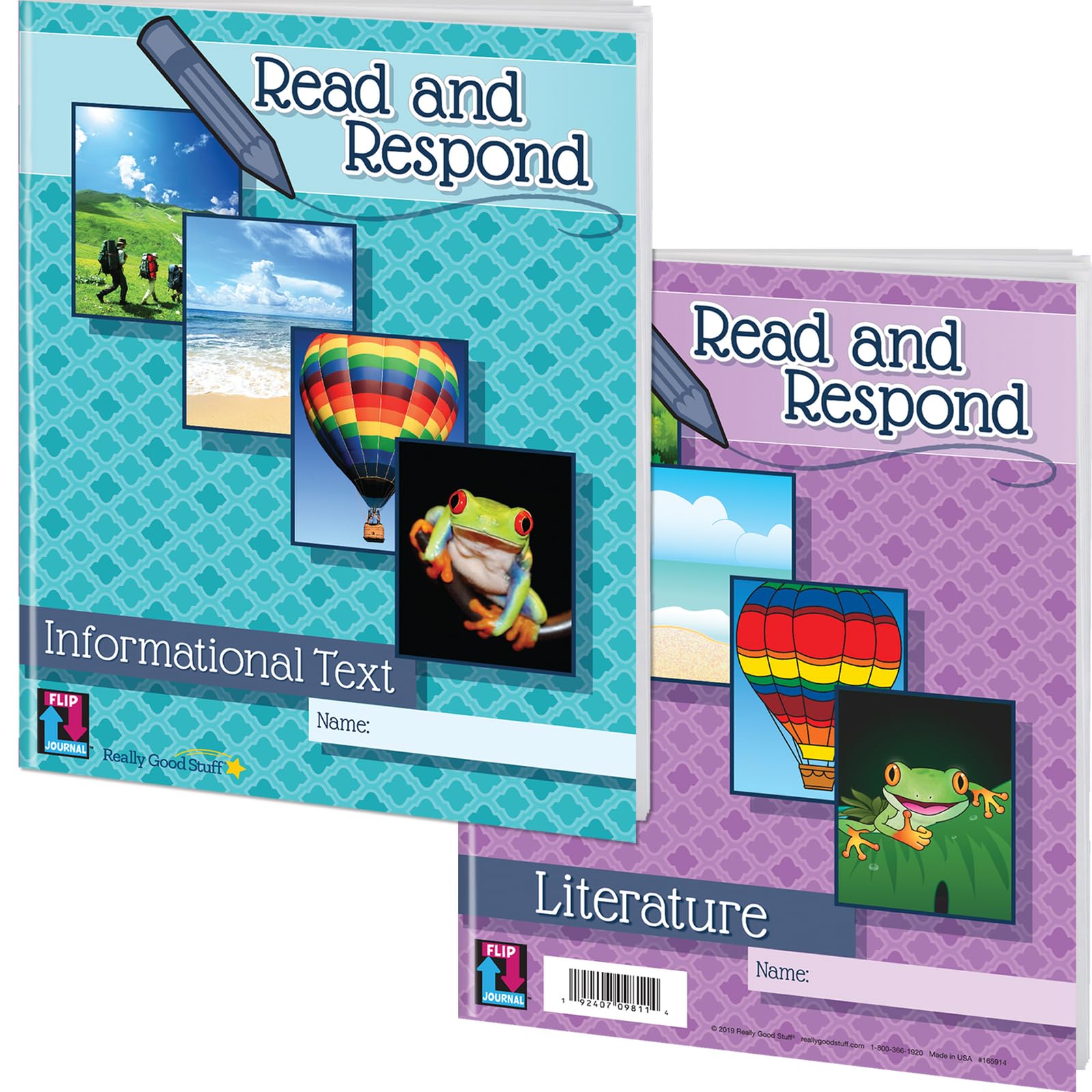 Really Good Stuff Read And Respond Flip Journals - 12 journals