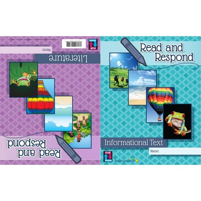 Really Good Stuff Read And Respond Flip Journals - 12 journals - Image 4